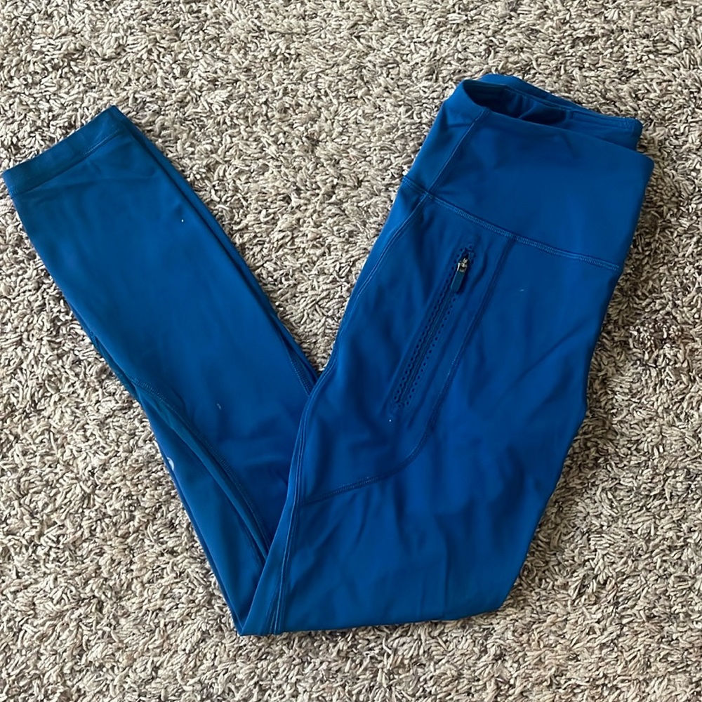 Blue lululemon leggings, size 6